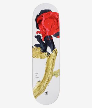 Girl Gass Blooming 8.5" Skateboard Deck (white multi)