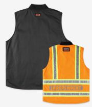 Independent BTG Work Reversible Weste (black orange)