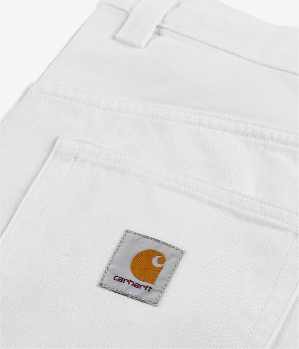 Carhartt WIP Brandon Pant Cotton Smith Jeans (white rinsed)