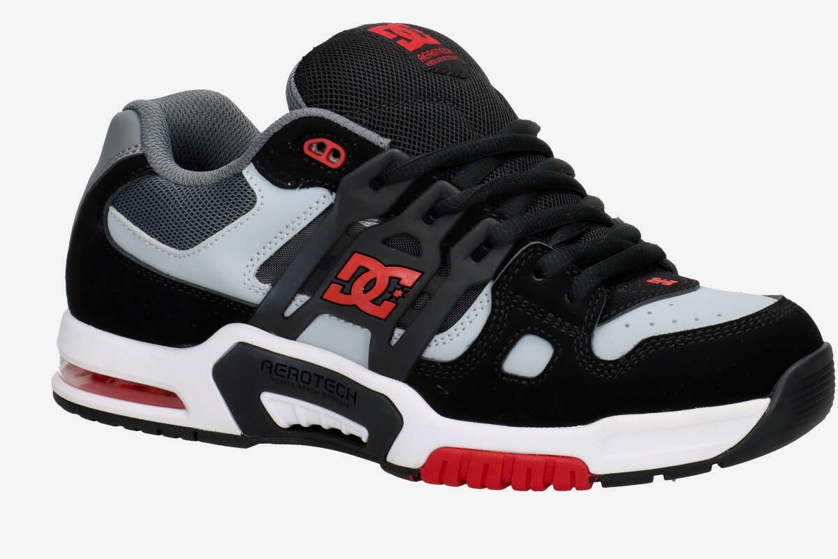 DC AT-2 Shoes (black grey red)