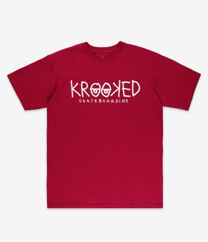Krooked Eyes T-Shirt (cardinal cream)