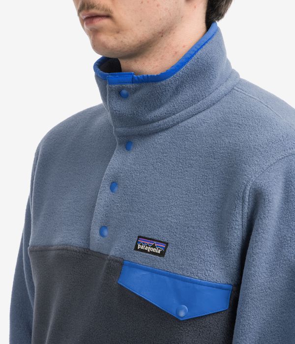 Patagonia Lightweight Synch Snap-T Jacket (smolder blue)