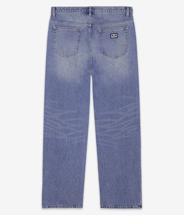 Obey Boxcar Straight Vaqueros (heavy vintage indigo)