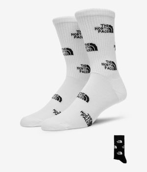 The North Face Everyday Logo Socks US 6-12,5 (tnf black tnf white) 2 Pack