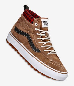 Vans Sk8-Hi MTE 1 Shoes (plaid brown black)