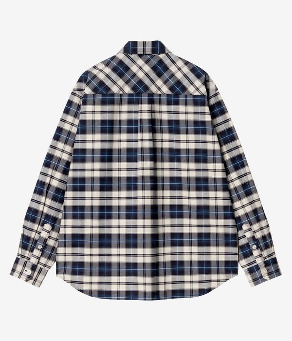 Carhartt WIP Tarbell Oxford Shirt (check dark navy white)