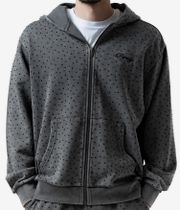 RIPNDIP Ripngems Zip-Hoodie (charcoal wash)
