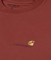 Carhartt WIP American Script Organic T-Shirt (oxide red)