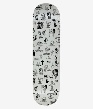 Paradise NYC Decal Hell 8.5" Skateboard Deck (white)