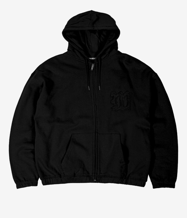 Wasted Paris Kingdom Curve Destroy Boxy Zip-Hoodie (black)