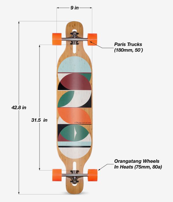 Loaded Dervish Sama 43" (109cm) Complete-Longboard