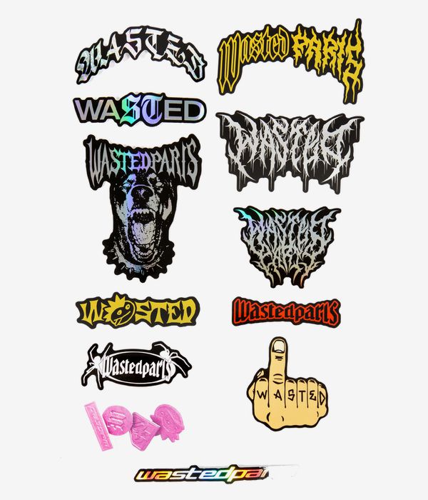 Wasted Paris Pulse Sticker Sticker (multi)