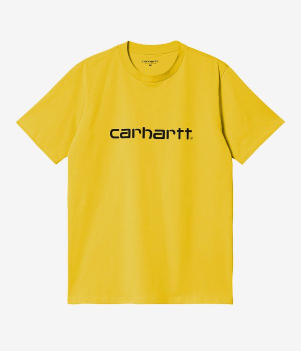 Carhartt WIP Script T-Shirty (buttercup black)