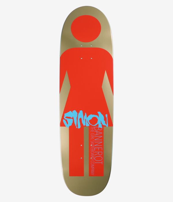 Girl Bannerot Giant Metal OG 9" Planche de skateboard (beige red)