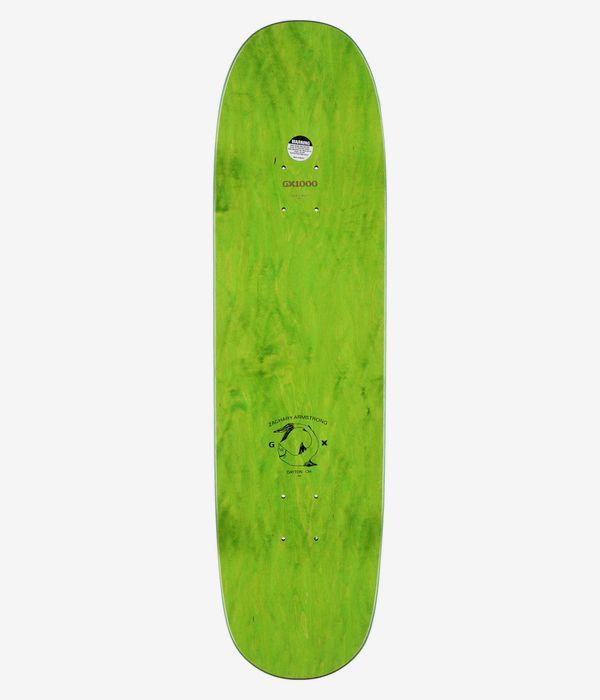 GX1000 Fish Wall 8.6" Planche de skateboard (white green)