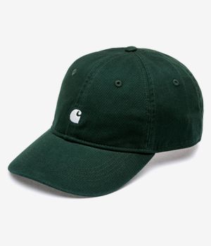 Carhartt WIP Madison Logo Cap (dark scarab white)