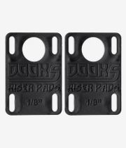 Shortys Dooks 1/8" Riser Pads (black) 2 Pack