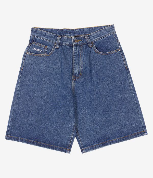 Wasted Paris Prey Casper Shorts (washed blue)