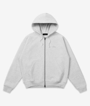 Dime Classic Small Logo Zip-Hoodie (ash)