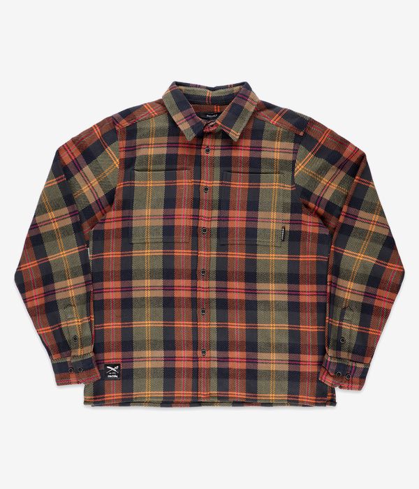 Iriedaily Chillax Lumber Shirt (navy brown)