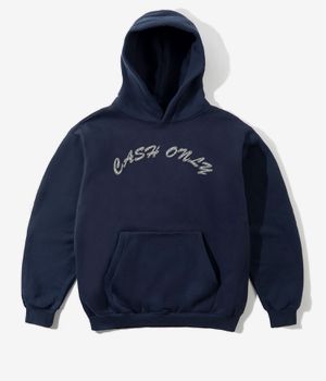 Cash Only Diamond Plate Logo Hoodie (navy)