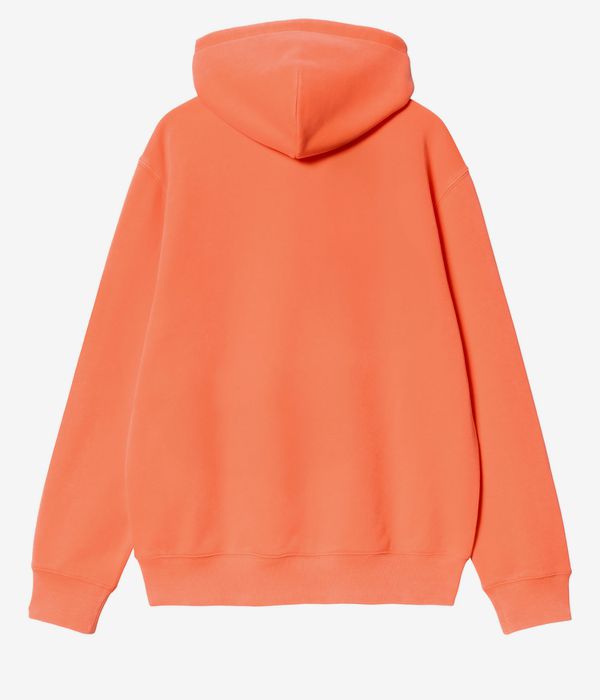 Carhartt WIP Industry Hoodie (lumo orange black garment dyed)
