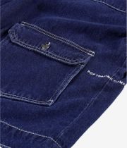 Pop Trading Company Full Button Denim Giacca (rinsed denim)