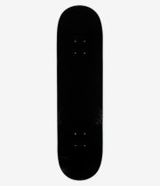 Fucking Awesome Dill Embossed Photo Shape #2 8.18" Skateboard Deck — full bottom view: solid black deck with tone-on-tone embossing and visible mounting holes; clean studio image; white background.