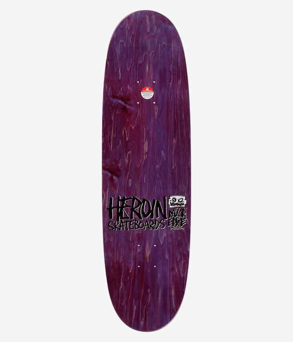 Heroin Skateboards Fried Egg 3 8.9" Tavola da skateboard (multi)