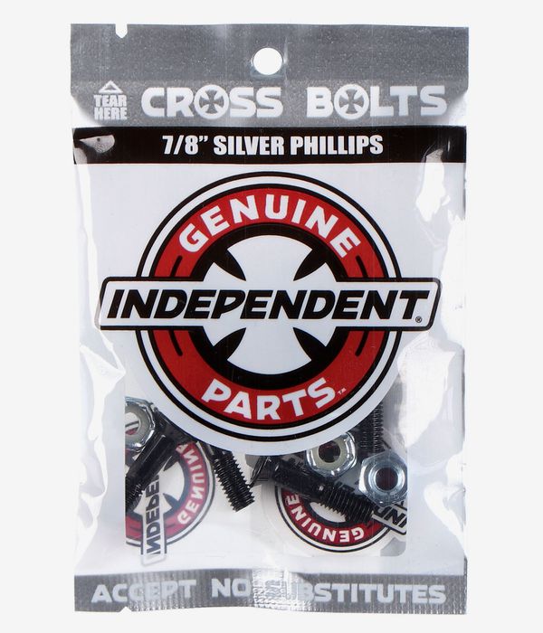 Independent 7/8" Kit di montaggio (black silver) Intaglio a croce Testa svasata