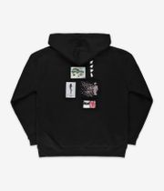 Former Clippings Felpa Hoodie con zip (black)