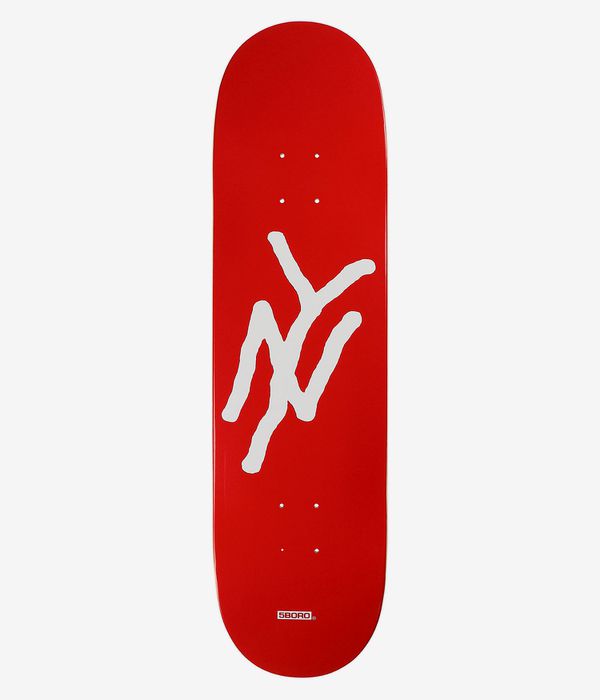 5BORO NY Monogram 8.25" Planche de skateboard (red)