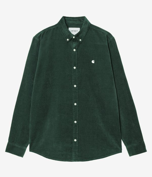 Carhartt WIP Madison Fine Cord Shirt (conifer wax)