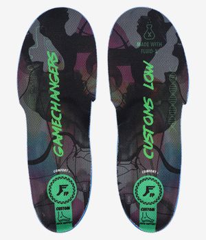 Footprint King Foam Orthotics Fluid X Low Wkładki (black camo green)
