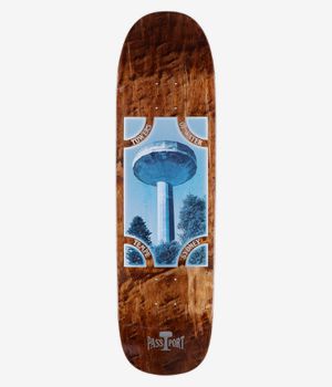 Passport Towers Of Waters Softie Shaped 8.625" Planche de skateboard (multi)
