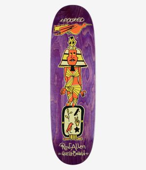 Krooked Allen Guest Pro 8.75" Skateboard Deck (maroon)