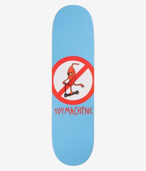 Toy Machine No Scooter 8.25" Skateboard Deck (blue)