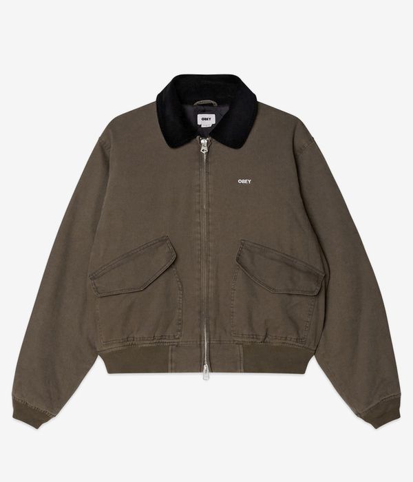 Obey Fade Wash Jacket (wren faded wash)