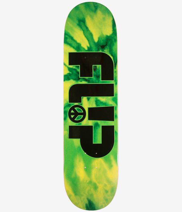 Flip Team Odyssey Peace 8.25" Skateboard Deck (green)
