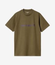 Carhartt WIP Script T-Shirt (highland cassis)