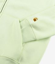 Carhartt WIP Chase Zip-Sweatshirt avec capuchon (air green gold)