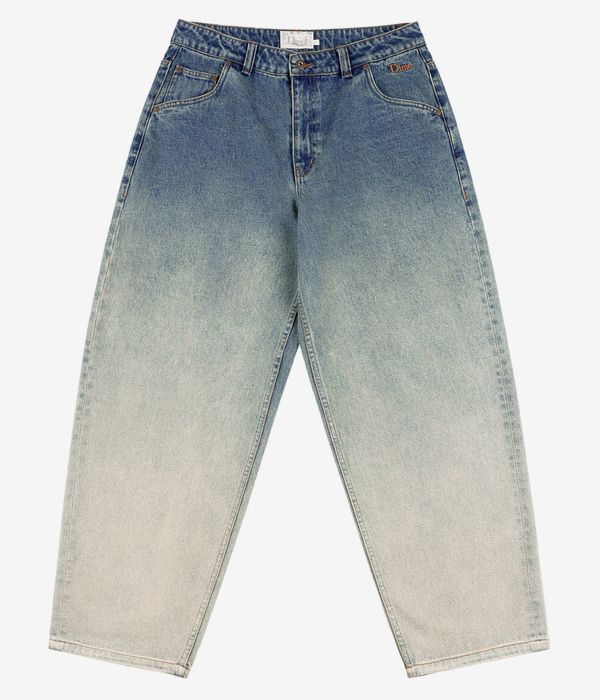 Dime Classic Baggy Denim Vaqueros (dipped sandblasted indigo)