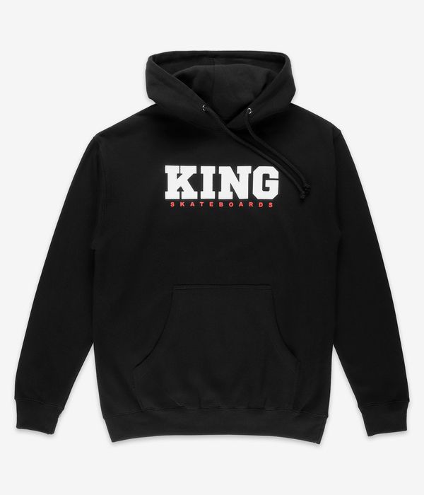 King Skateboards Logo Hoodie black white