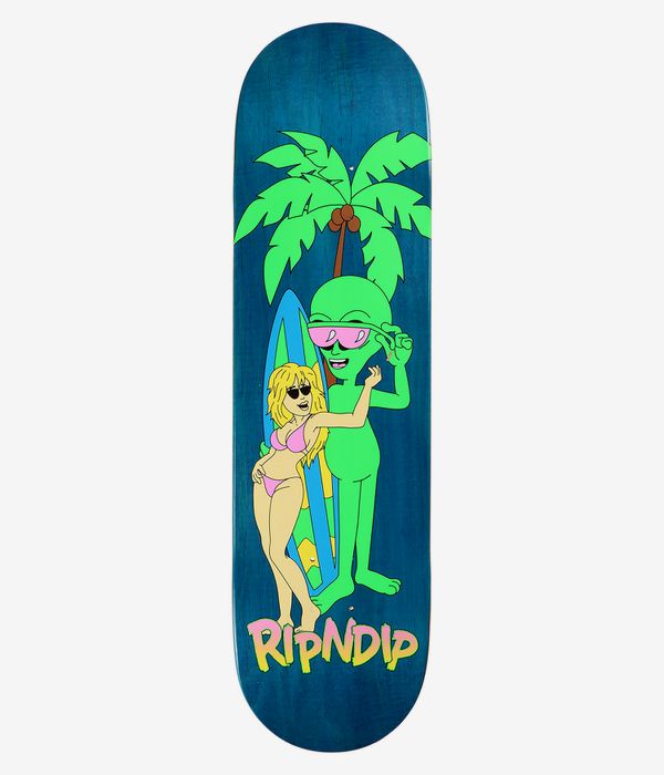 RIPNDIP Beach Boys 8.5" Skateboard Deck (aqua)