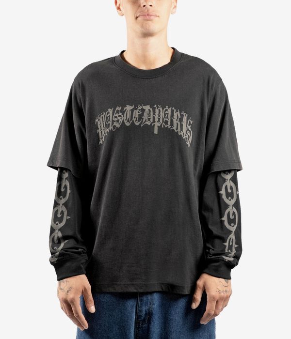 Wasted Paris Chrome Longues Manches (faded black black)
