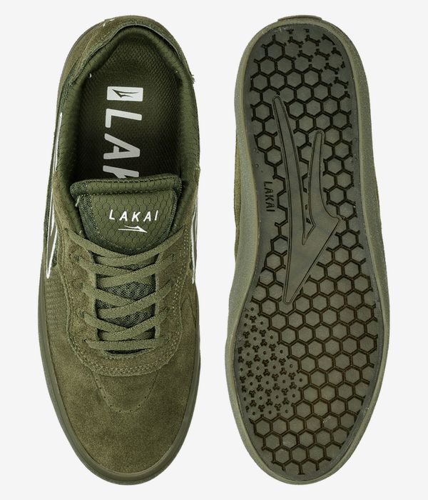 Lakai Essex Shoes (chive suede)