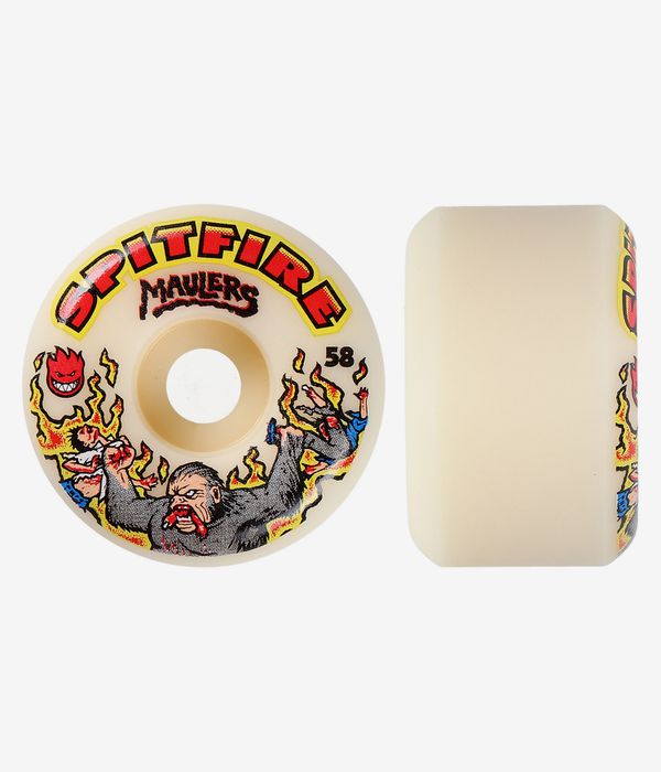 Spitfire Formula Four Maulers Conical Full Roues (natural) 58 mm 99A 4 Pack