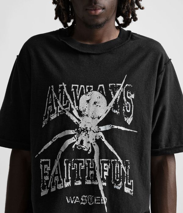 Wasted Paris Authentic Reverse T-shirt (faded black)