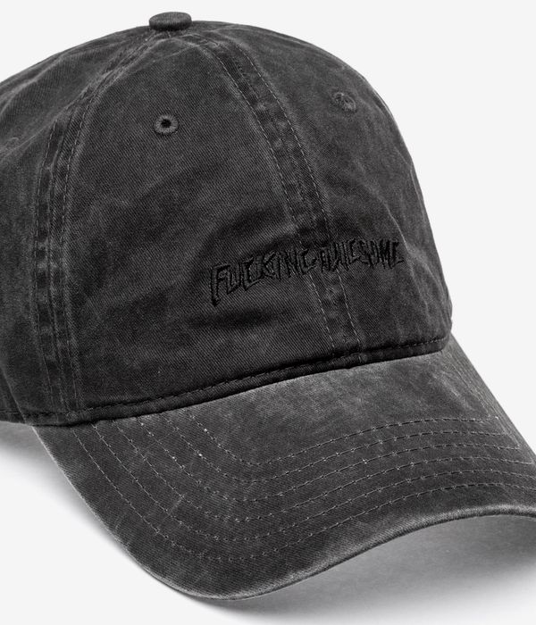 Fucking Awesome Tonal Little Stamp Logo 6 Panel Casquette (black)