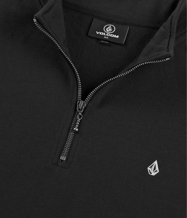 Volcom Single Stone 1/4-Zip Bluza (black)